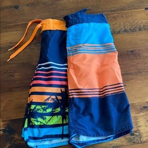 Boys swim trunks (2 pair)